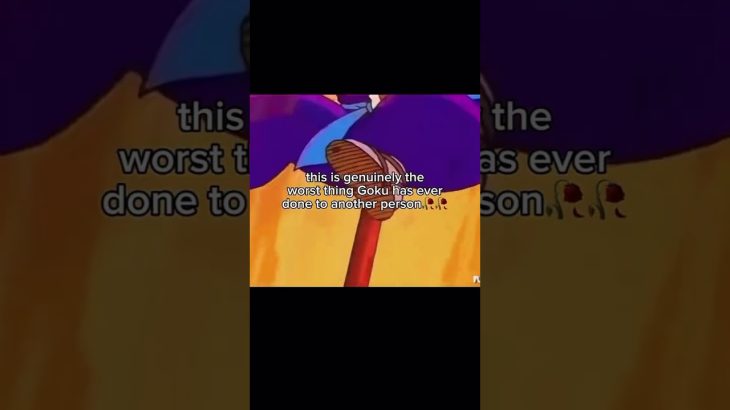 The Worst Thing Goku Has Done #dbz #anime #dragonball #dragonballz #dragonballsuper #trending