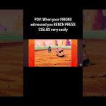 When Your Friend Bench Pressed 315 #dbz #anime #dragonball #dragonballz #dragonballsuper #trending