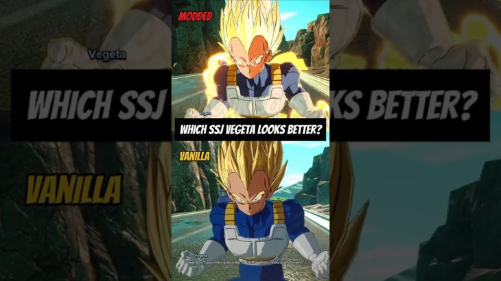 Which SSJ Vegeta Looks Better In Dragon Ball Sparking Zero?.. #dragonball