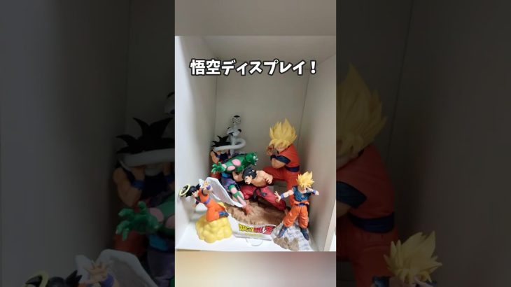 悟空のフィギュアたちを簡単にレビュー！！ #ドラゴンボール #dragonball #フィギュア #ドラゴンボールフィギュア #プライズフィギュア#ディスプレイ#簡単#孫悟空#goku#songoku