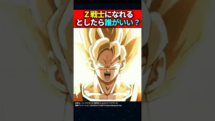 Ｚ戦士になれるとしたら誰がいい？ #ドラゴンボール #shorts