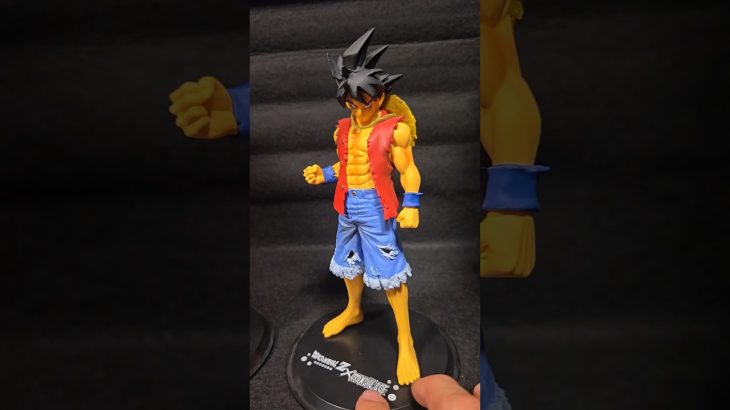 【フィギュア】ドラゴンボール×ワンピースコラボフィギュア開封動画。孫悟空、ルフィ。